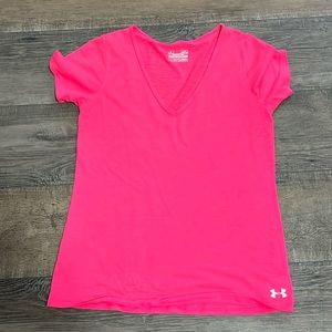 Under Armour Bright Pink Top Ladies Medium